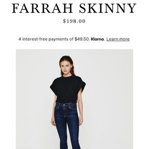 AG high waisted skinny jeans